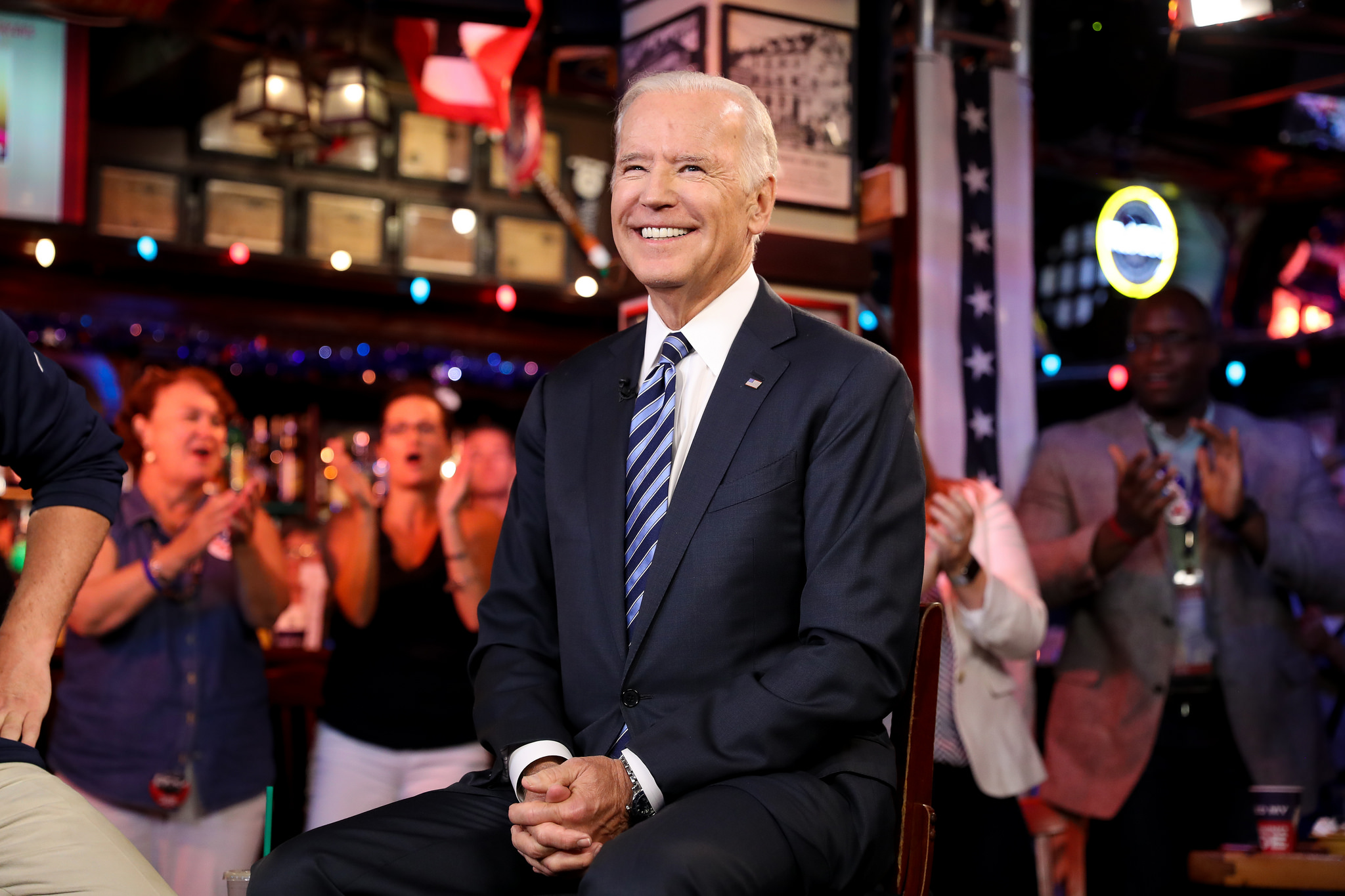 President Joe Biden (then VP) visits McGillin's